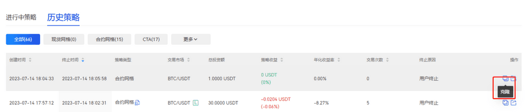 
		Gate.io 关于7月14日部分BTC/USDT合约量化交易策略自动终止及如何恢复的公告			 第1张